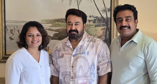 Mohanlal Meets Bimal Jayakodi in Colombo